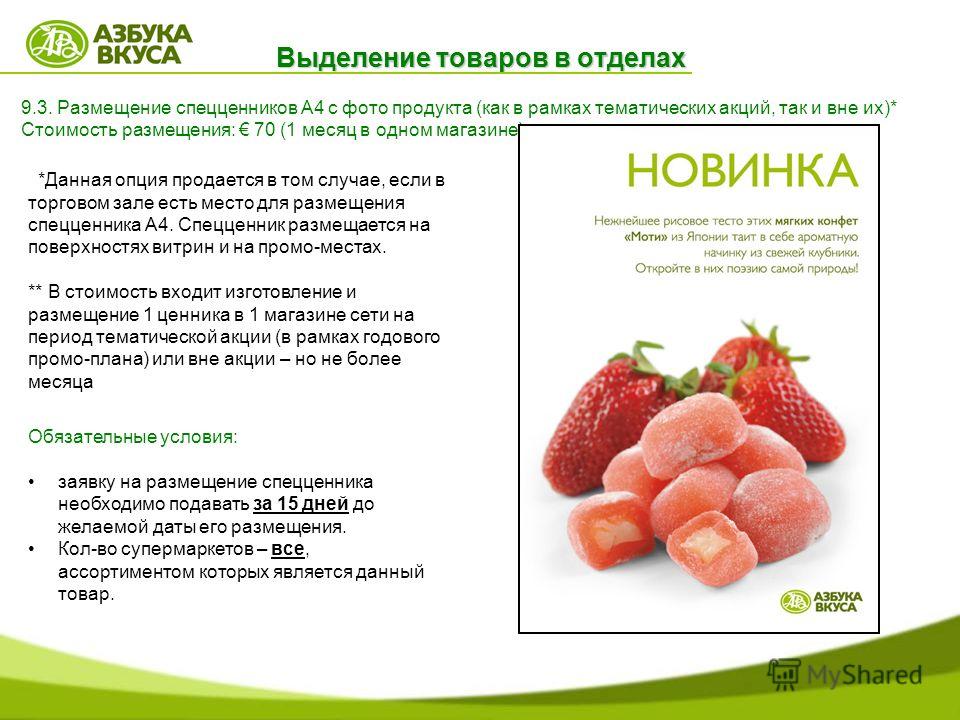 Правильная презентация продукта