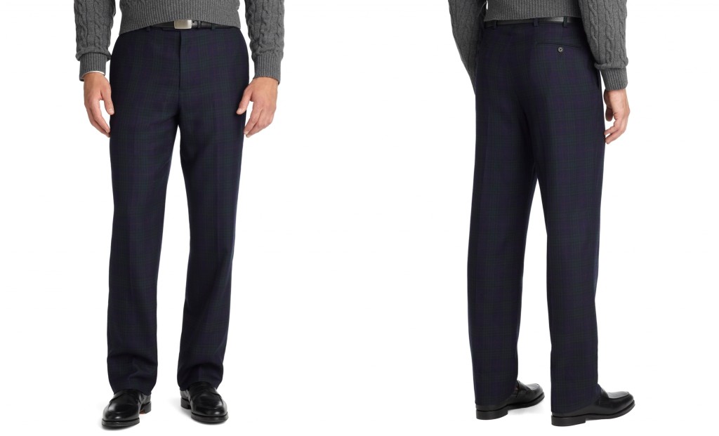 правильная длина классических мужских брюк