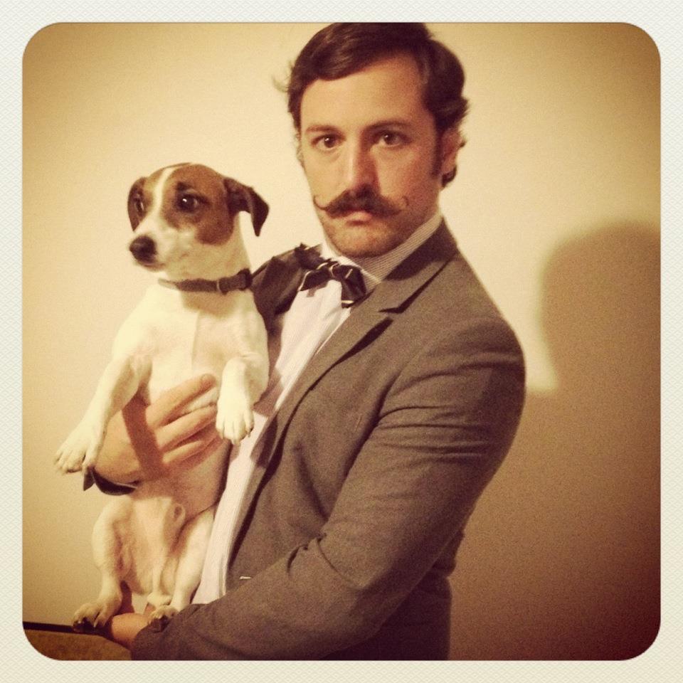 Causgrove with his dog Oliver.