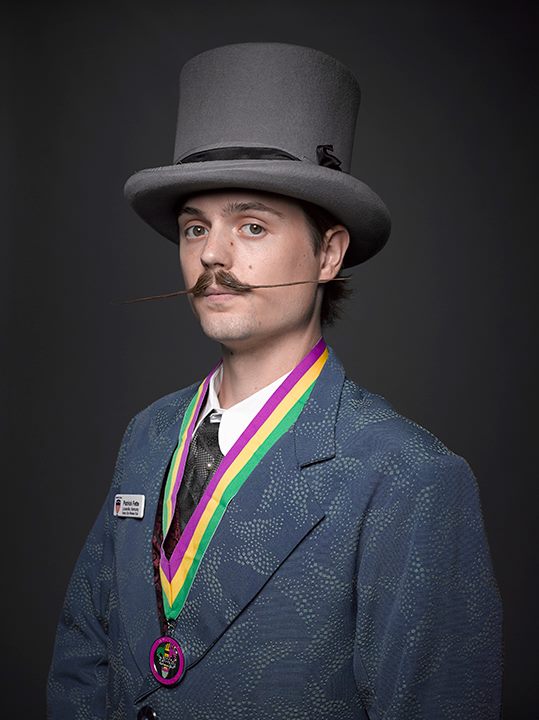 Patrick Fette at the National Beard and Moustache Championships in New Orleans on September 2013.