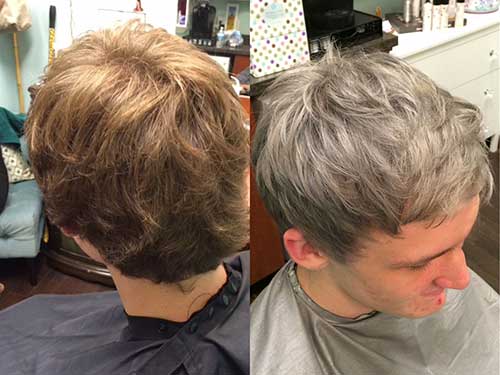 Short Gray Hairstyle for Guys