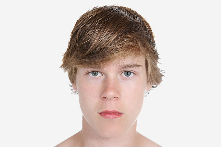 Long Crown Cute Hairstyle for Boys