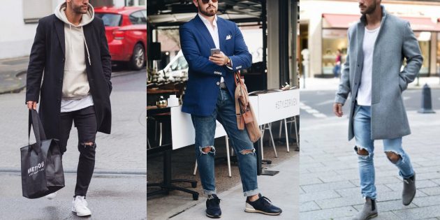Драные джинсы для мужчин — 2019