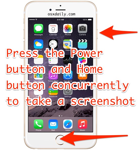 How to take iPhone screenshot