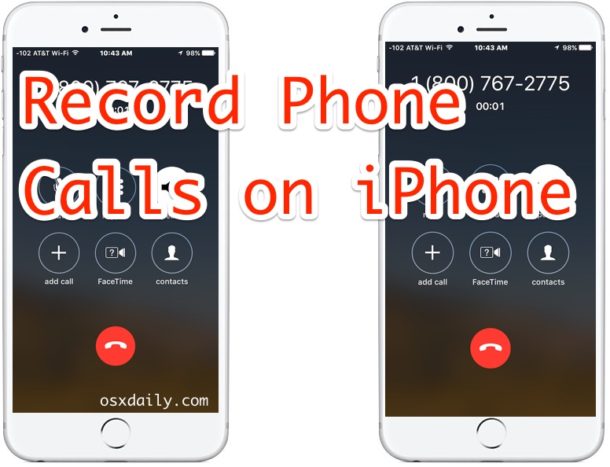 How to Record Phone Calls with iPhone