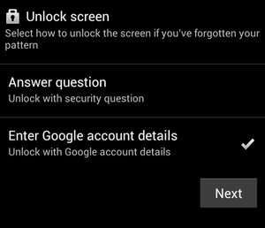 uReset your Android Lock Screen Password