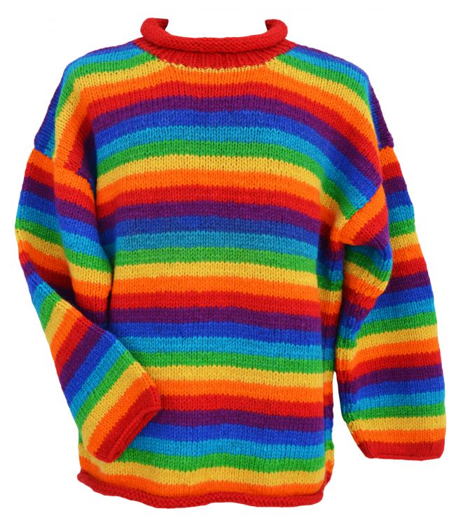 Яркий свитер