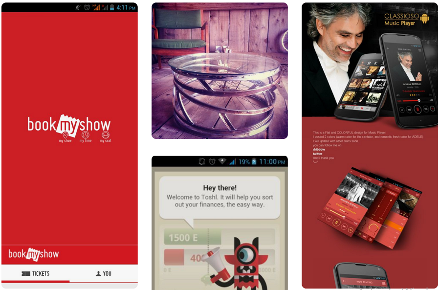  Android UI Patterns on Pinterest