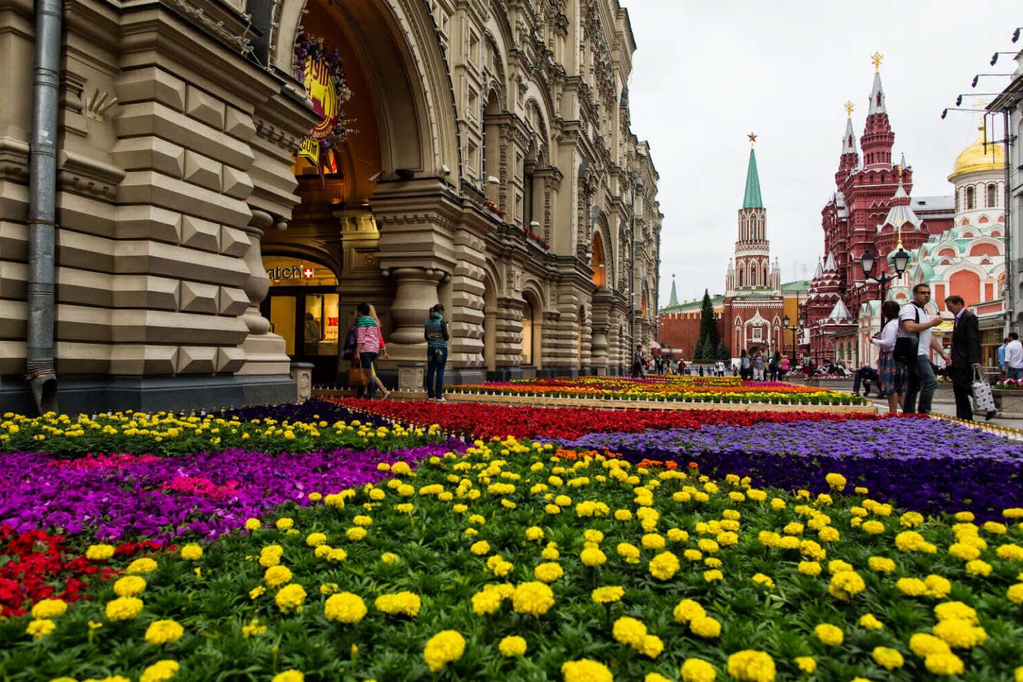Фестиваль цветов в Гуме, Москва