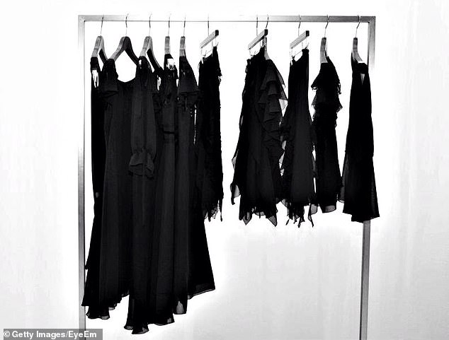 Candida who has no fewer than 20 little black dresses, says she was inspired to stop shopping after realising she spends around £1,000 on clothes unnecessarily every year (file image)
