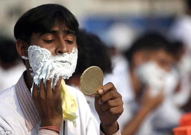 Oops: Gillette shave products are now seeing success in the huge Indian market, but their first attempt was an embarrassing flop