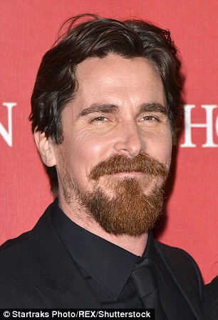 Christian Bale suits his facial hair