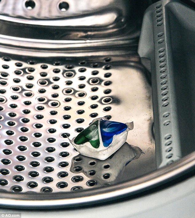Every couple of months, add a dishwasher tablet to an empty cycle at 60 degrees. This will help kill any bacteria living in the hidden parts of the drum and should prevent lime scale too, according to experts