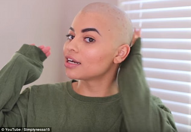 Smooth operator: Vanessa said she felt liberated without her hair extensions 