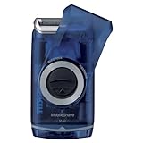 Electric Razor for Men by Braun, M60b Mobile Electric Shaver, Washable, Blue