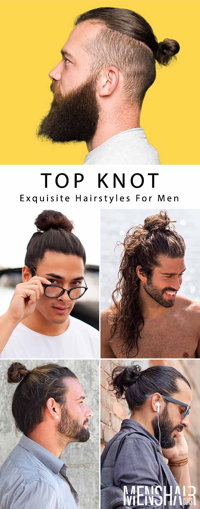 Will A Man Bun Or Top Knot Suit Your Face Shape?