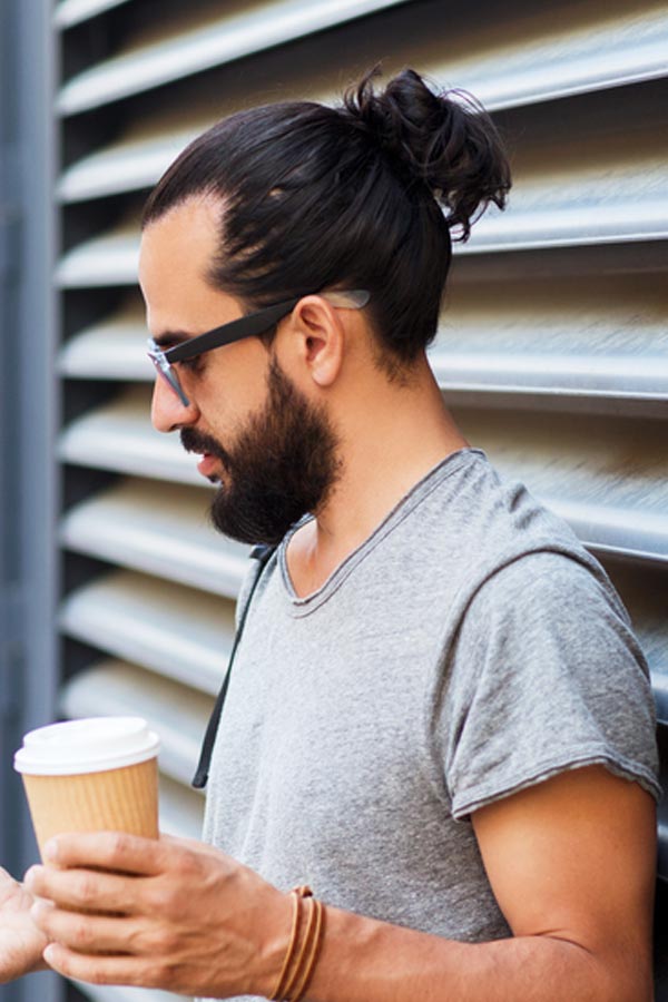 High Ponytail #manponytail #hairstylesformen