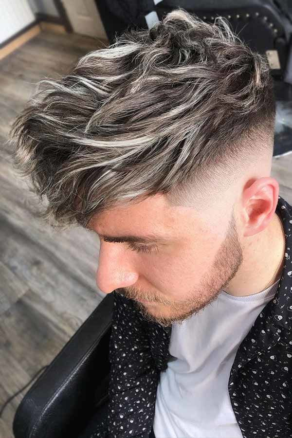 Blonde Highlights #menshairdye #dyehairmen