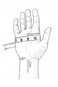How to measure your hands for glove size