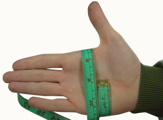 Как определить размер мужских перчаток