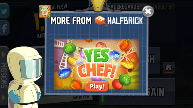 Normal ads on Android games