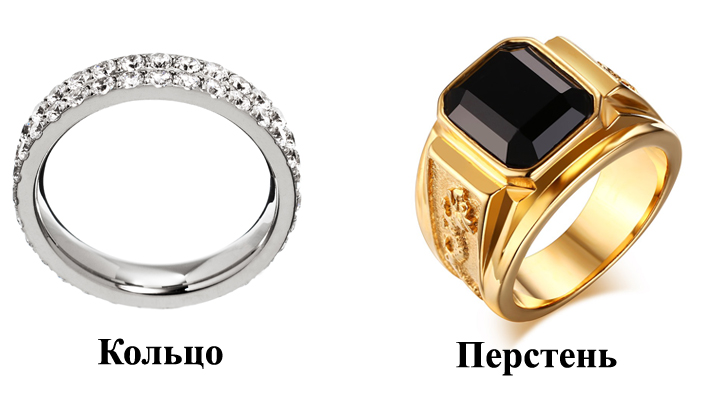 Кольцо и перстень
