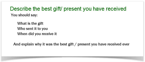 best gift or present you have received