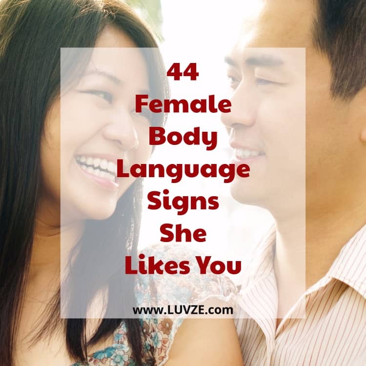 female body language signs she likes you