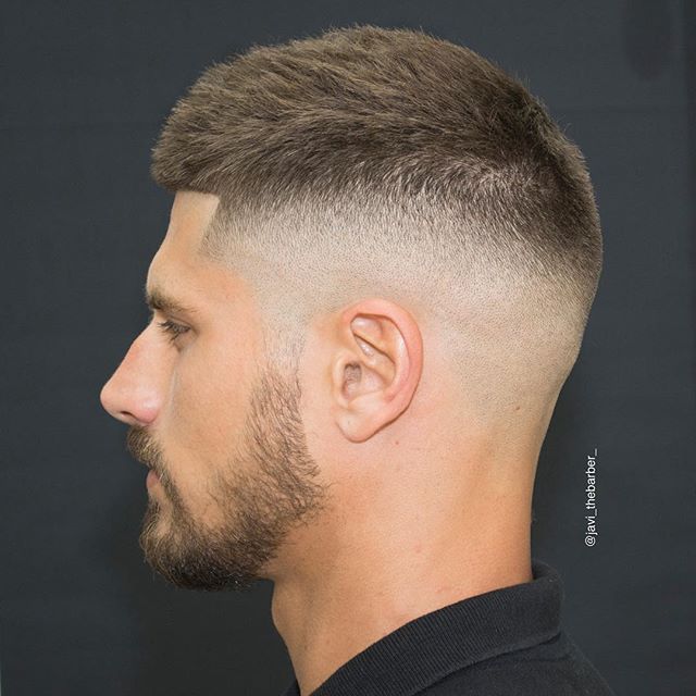 Cool Short Mens Haircut With Fade