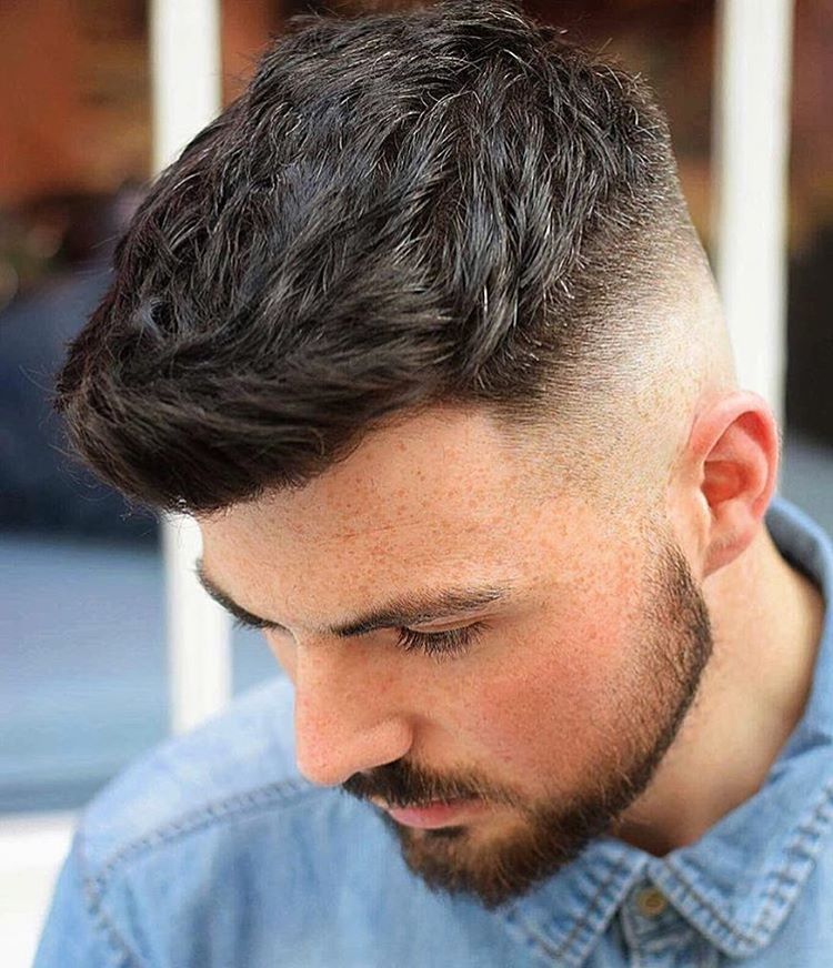 Short quiff haircut for men