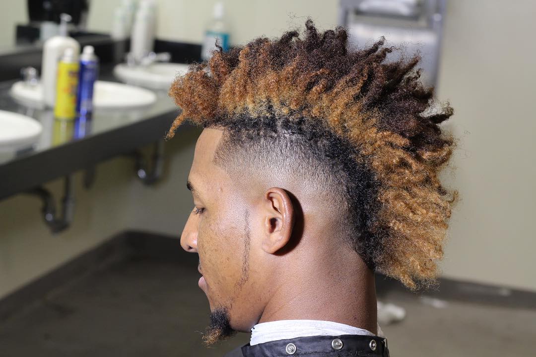 Cool mohawk with dreads