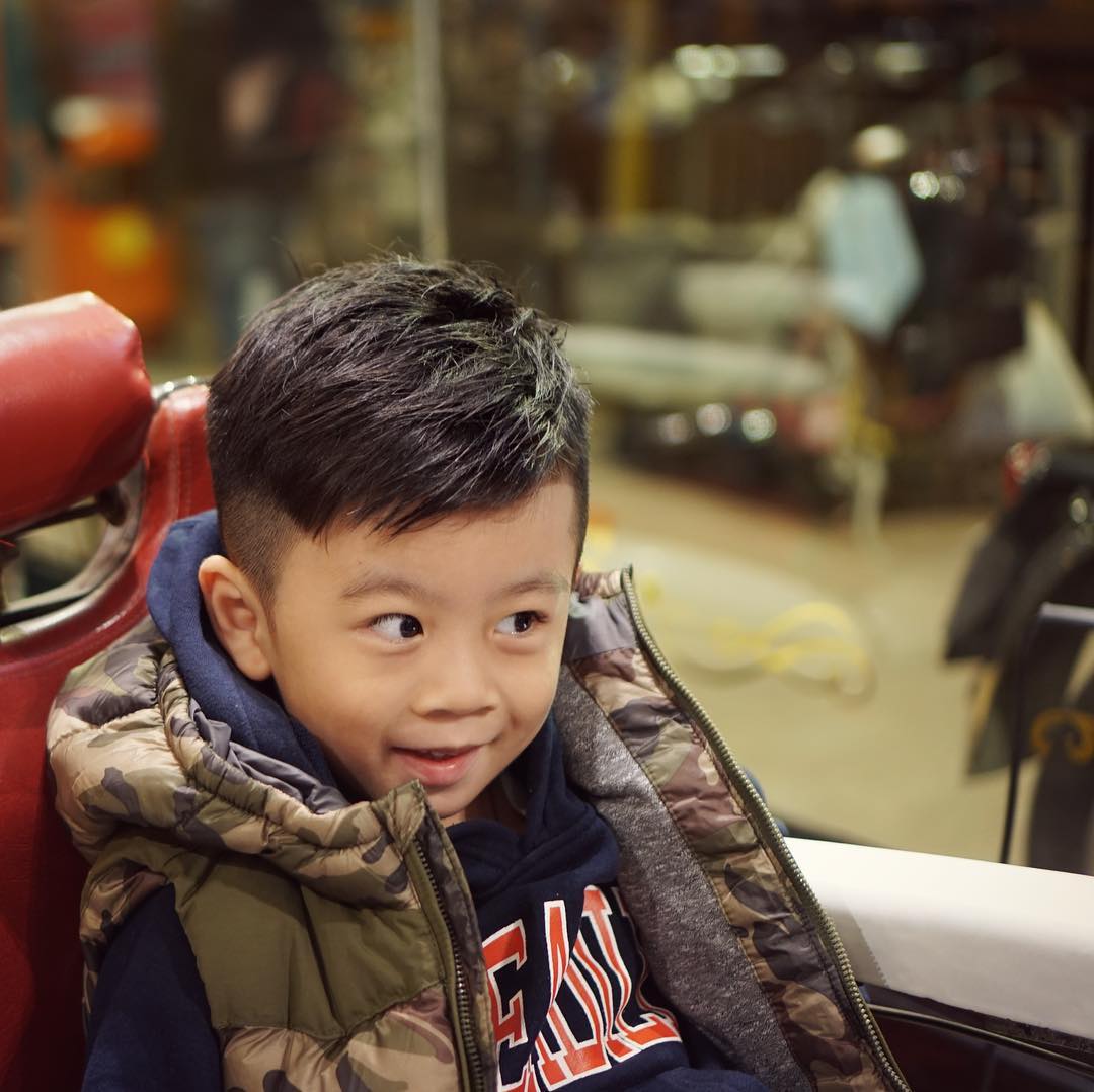 Fade haircuts for little boys and toddlers