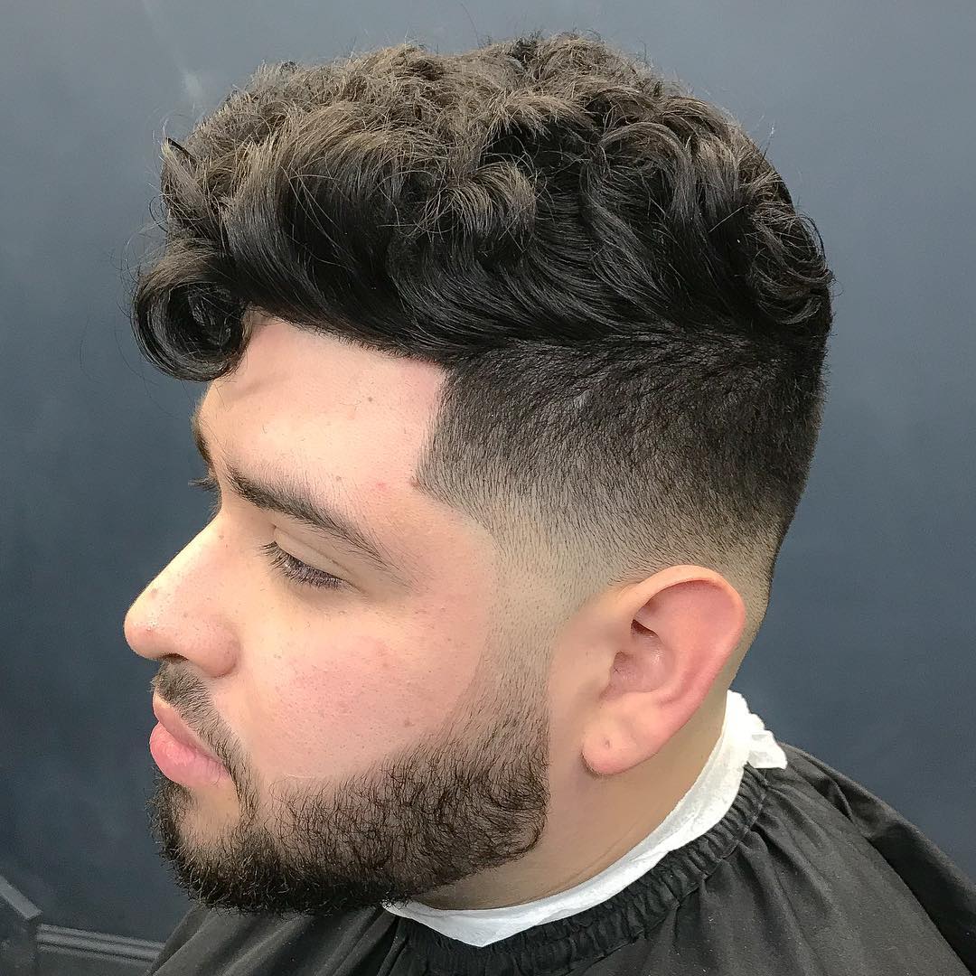 mohawk haircuts for curly hair men
