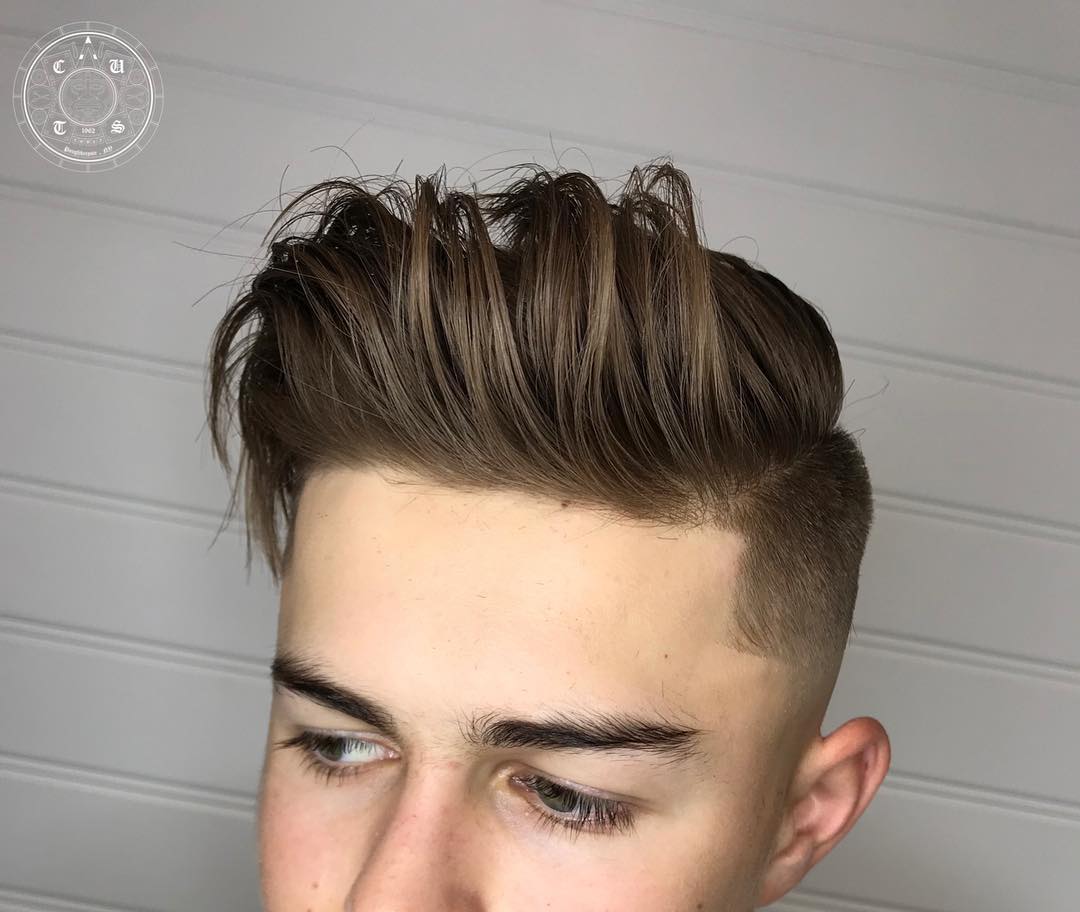 Undercut haircut for teen boys