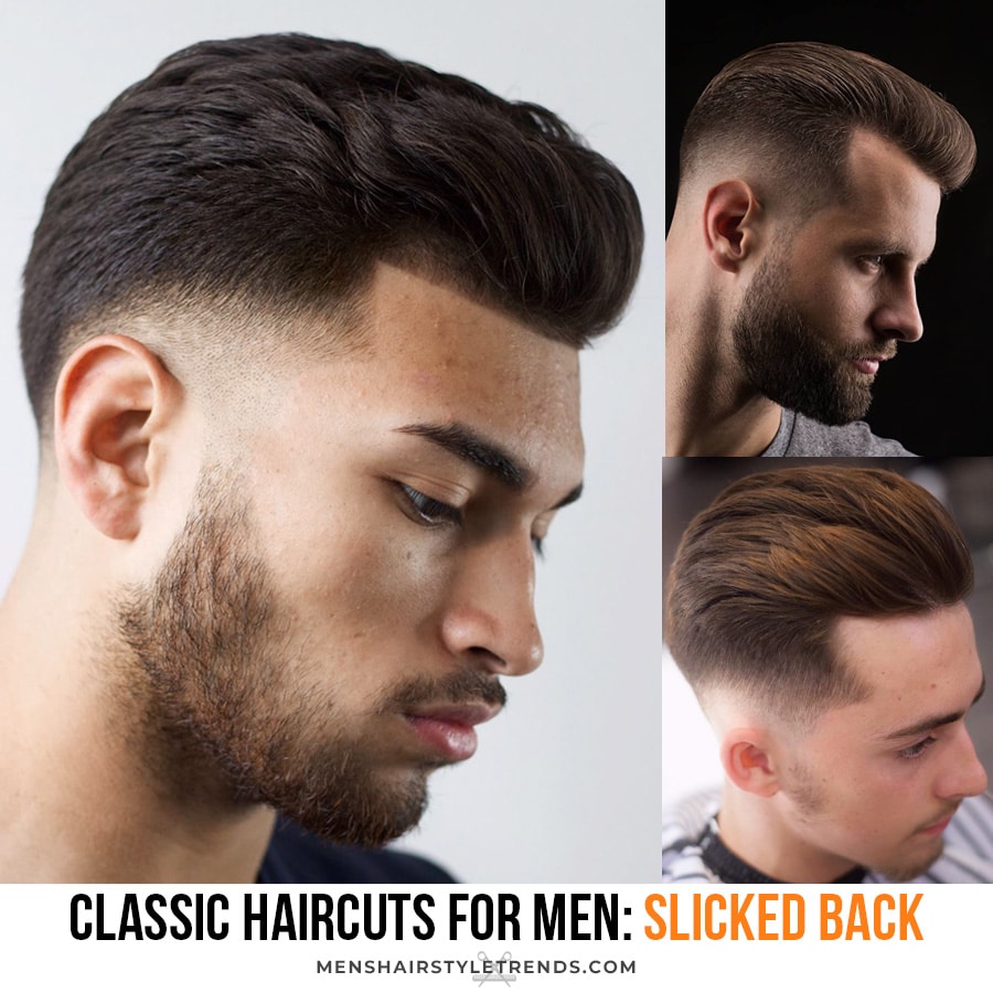 Classic Slicked Back Hairstyles for Men