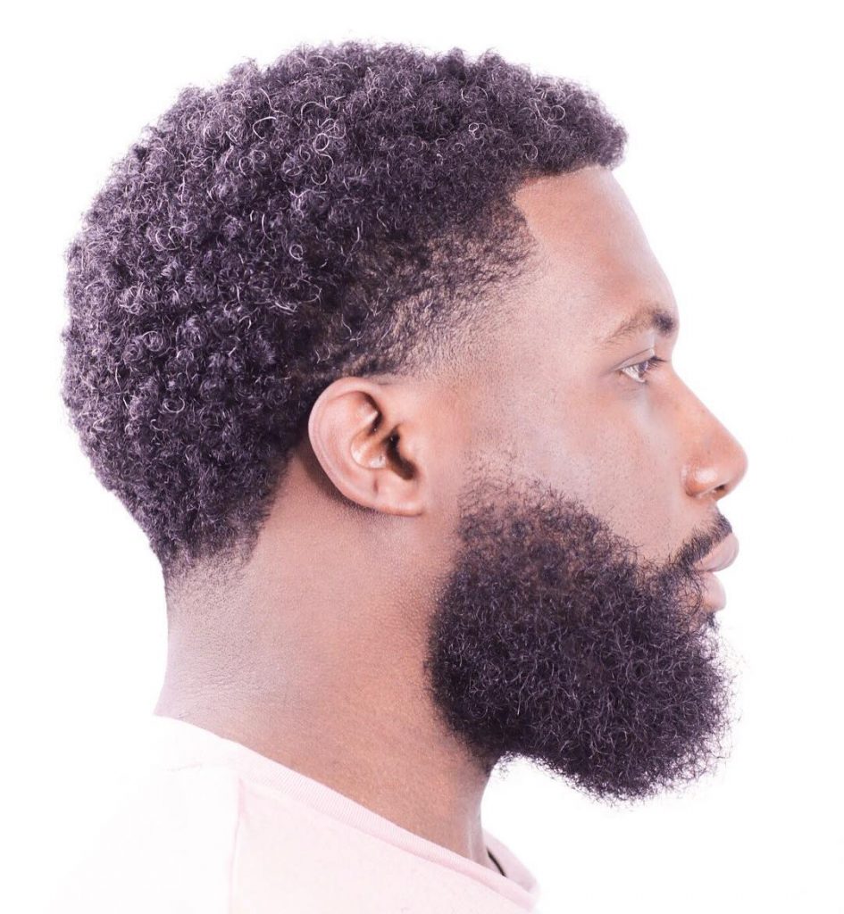 Taper haircut for black men