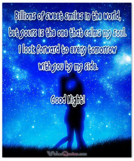 Image with Good Night Messages for Girlfriend